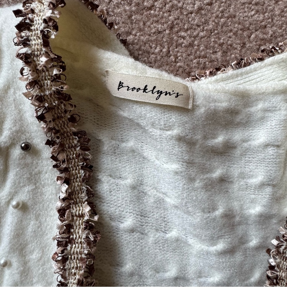 Brooklyns boutique all over pearl cardigan - Picture 3 of 5